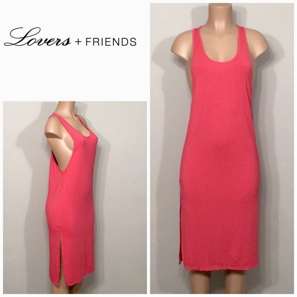 Lovers & Friends coral dress. PXL NWT